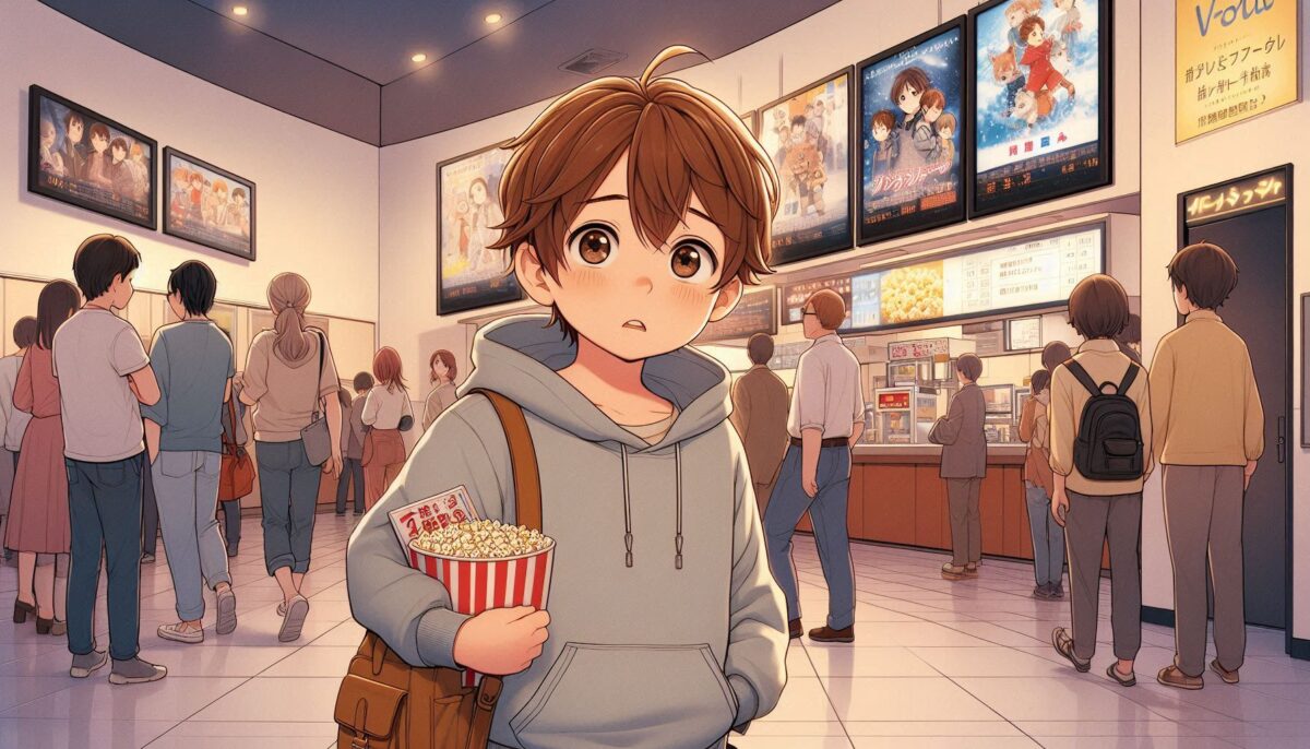 映画館にひとりでやってきた小学三年生の男児